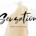 Sensation Font Poster 1