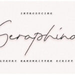 Seraphina Script Font Poster 1