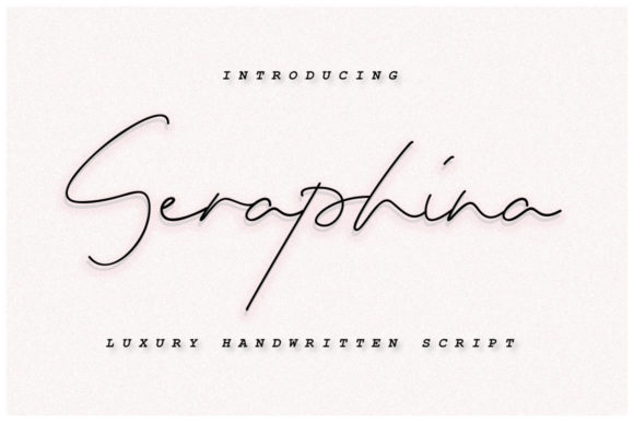 Seraphina Script Font Poster 1