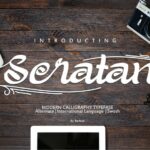 Seratan Font Poster 1