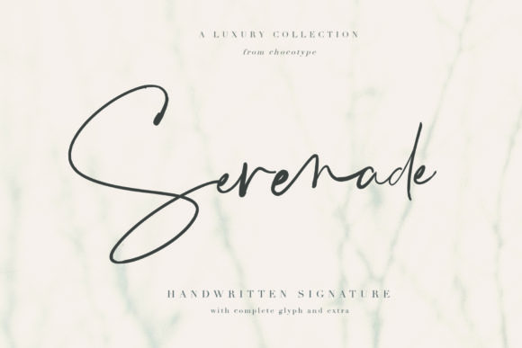 Serenade Script Font Poster 1