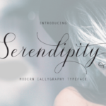 Serendipity Font Poster 1