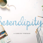 Serendipity Font Poster 1