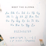 Serendipity Font Poster 2