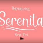 Serenita Font Poster 1
