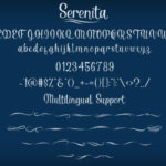 Serenita Font Poster 6