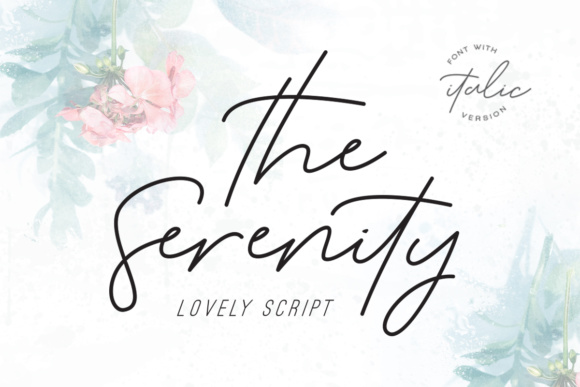 Serenity Script Font