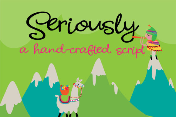 Seriously Font Poster 1