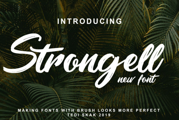 Setrongell Font Poster 1