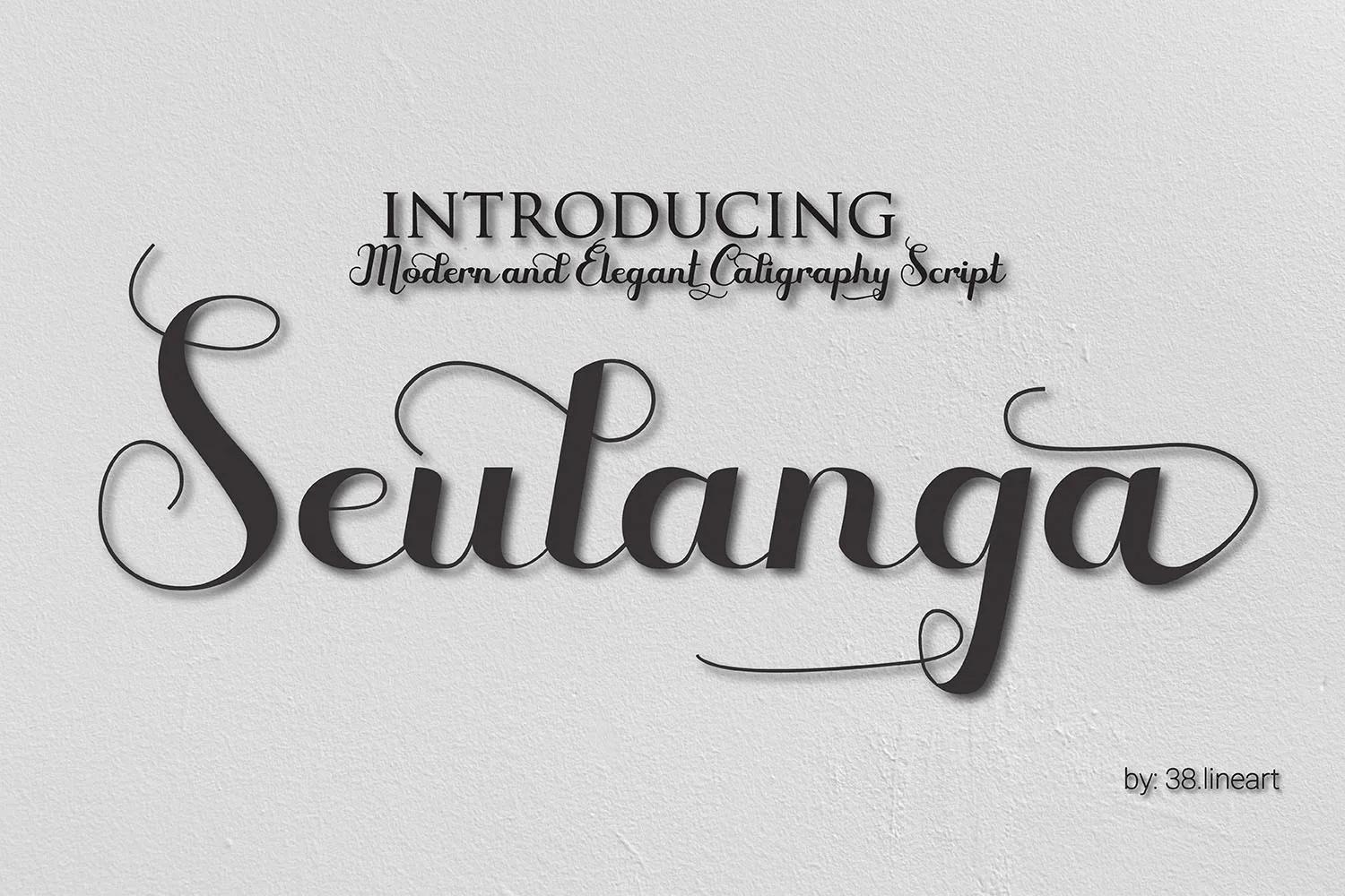 Seulanga Font Seulanga Font Poster 1