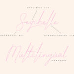 Seychelle Font Poster 7