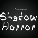 Shadow Horror Font Poster 1