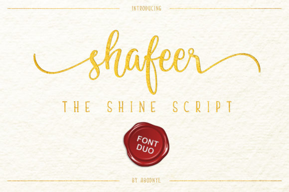 Shafeer Duo Font