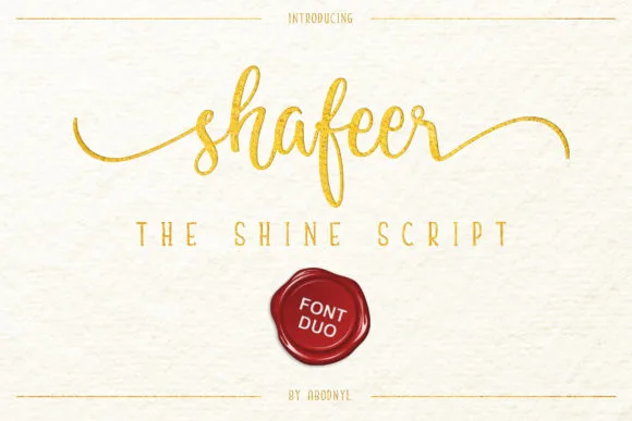 Shafeer Duo Font Poster 1