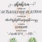 Shahira Font Poster 6