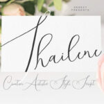 Shailene Script Font Poster 1