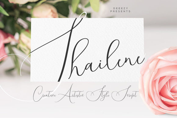 Shailene Script Font Poster 1