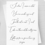 Shailene Script Font Poster 3