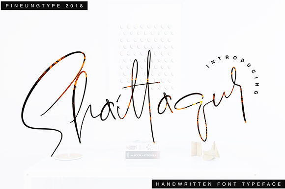 Shaittaqur Font Poster 1