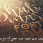 Shalimar Font Duo Font Poster 4