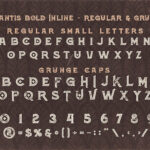 Shalimar Font Duo Font Poster 5