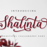 Shalinta Font Poster 1