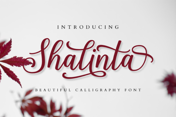 Shalinta Font Poster 1