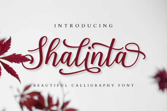 Shalinta Font Shalinta Font Poster 1