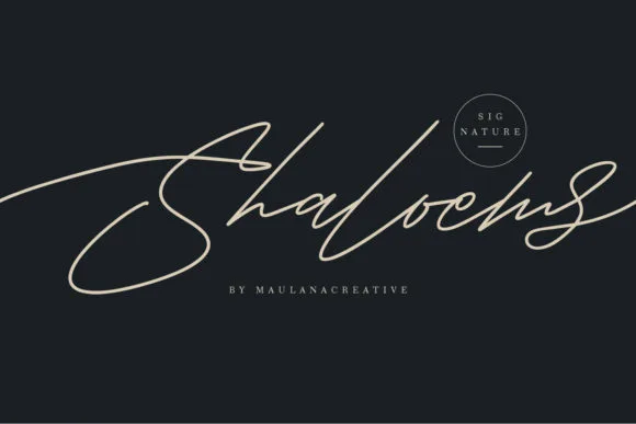 Shaloems Font Shaloems Font Poster 1