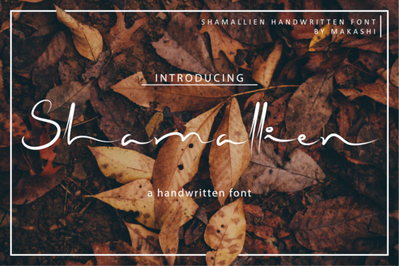 Shamallien Font Shamallien Font Poster 1