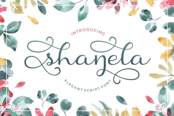 Shanela Font Poster 1