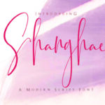 Shanghae Font Poster 1