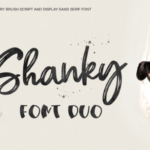 Shanky Font Poster 1
