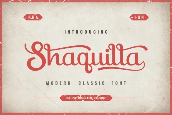 Shaquilla Font Poster 1