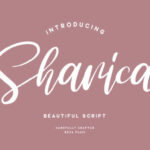 Sharica Font Poster 1
