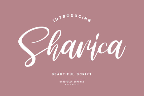 Sharica Font Poster 1