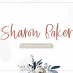 Sharon Baker Font Poster 1