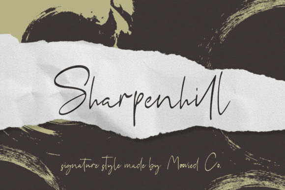 Sharpenhill Font Poster 1