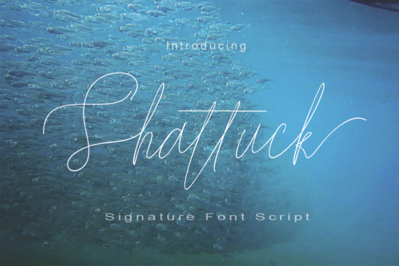 Shattuck Font Poster 1