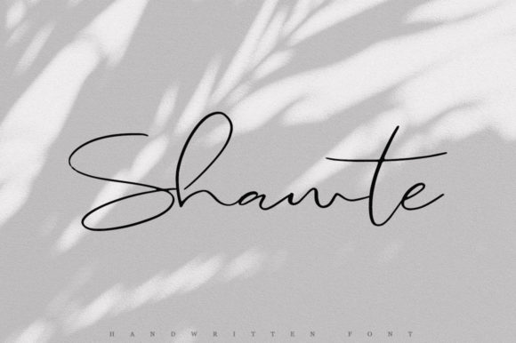 Shawte Font Poster 1