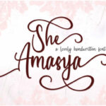 She Amasya Font Poster 1
