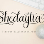 Shedaytia Font Poster 1