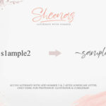 Sheenaz Font Poster 8