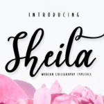 Sheila Script Font Poster 1