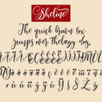 Sheline Font Poster 4