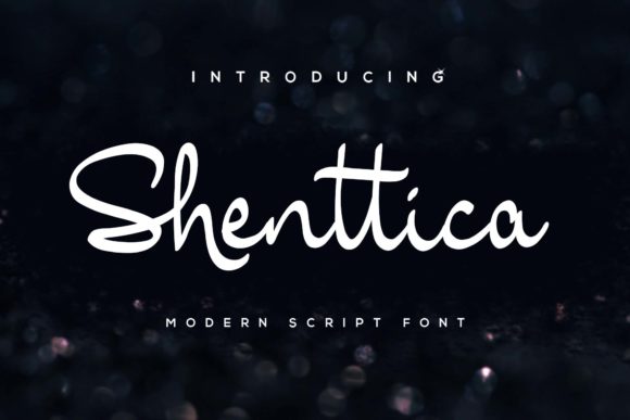 Shenttica Font Poster 1