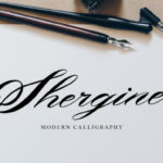 Shergine Font Poster 1