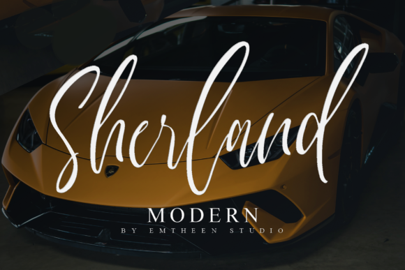 Sherland Modern Font Poster 1