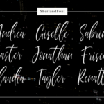 Sherland Modern Font Poster 4