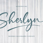 Sherlyn Font Poster 1